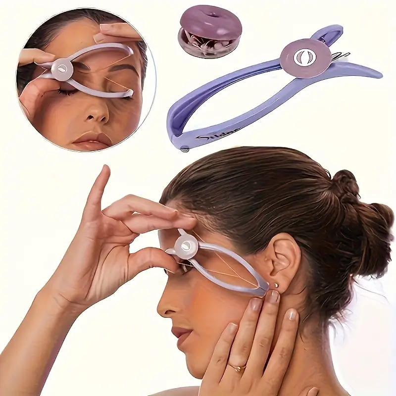 أداة إزالة شعر الوجه خفيفة وسهلة الاستخدام