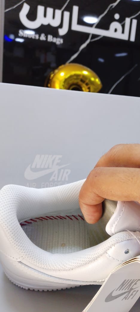 كوتشي Air Force ابيض سادة للعرايس - الصورة 4