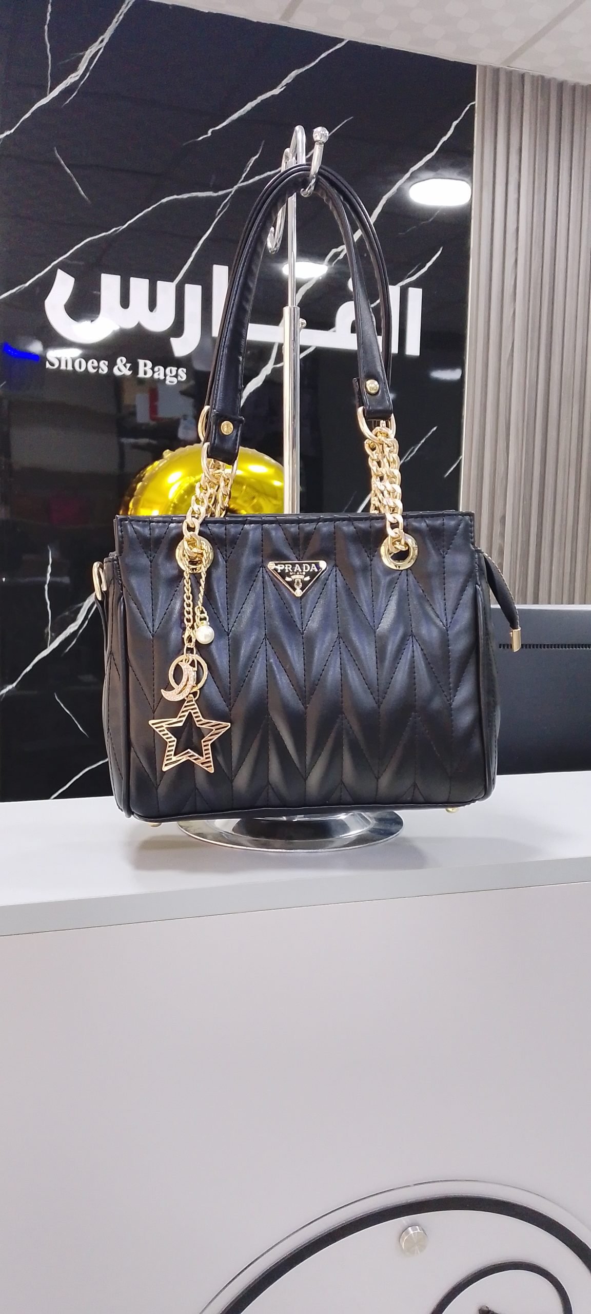 شنطة PRADA للنساء استريس وسلسلة النجمة - الصورة 7