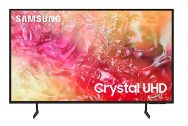 شاشة تلفزيون سامسونج 55 بوصة الذكي 4K UHD LED مع رسيفر داخلي موديلUA55DU7000UXEG